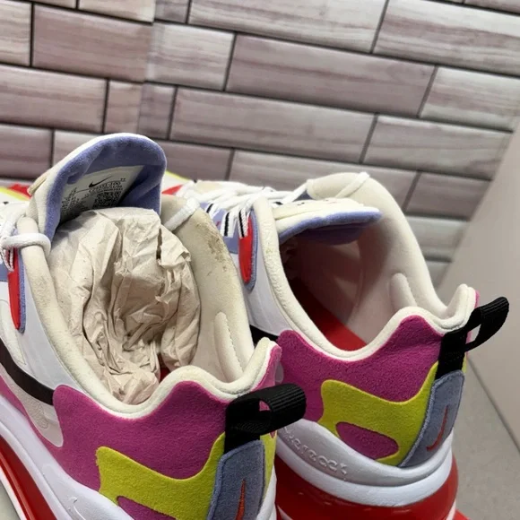 Nike Air Max 270 React Women’s size 9.5 CZ9351-100 - Picture 8 of 11